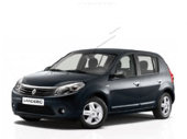 Чехлы для Renault Sandero I (сплошной) (2009-2014)(без подушек безопасности)